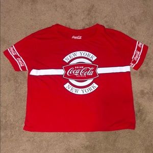 A coca-cola crop top.
